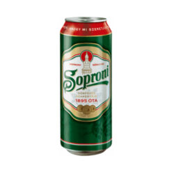 Soproni sör 0,5l dobozos