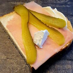 Főtt sonkás feta sajtos Party szendvics