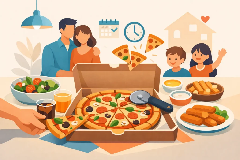 Hogyan szervezzünk pizzás családi vacsorát?